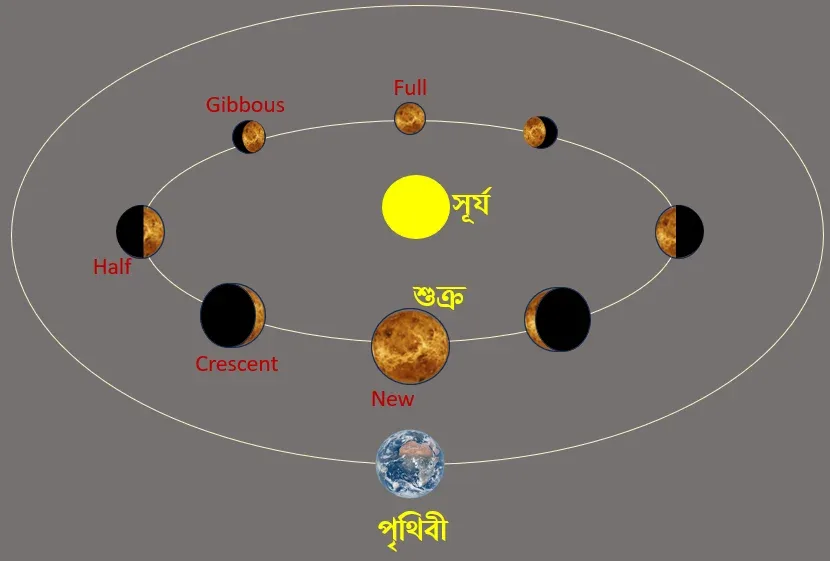 শুক্রের কলা (Phases)